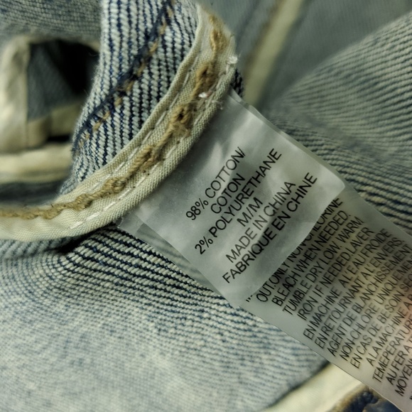 Elie Tahari Jean Jacket Denim Vintage Artsy Clasp - Picture 8 of 8